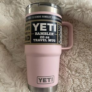 Yeti 20oz Rambler in Ice Pink